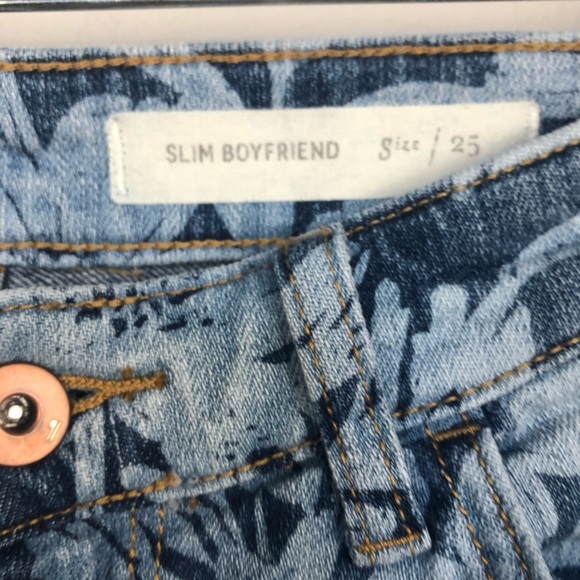 Anthropologie Pilcro Boyfriend Tropical Jeans - Picture 2 of 7